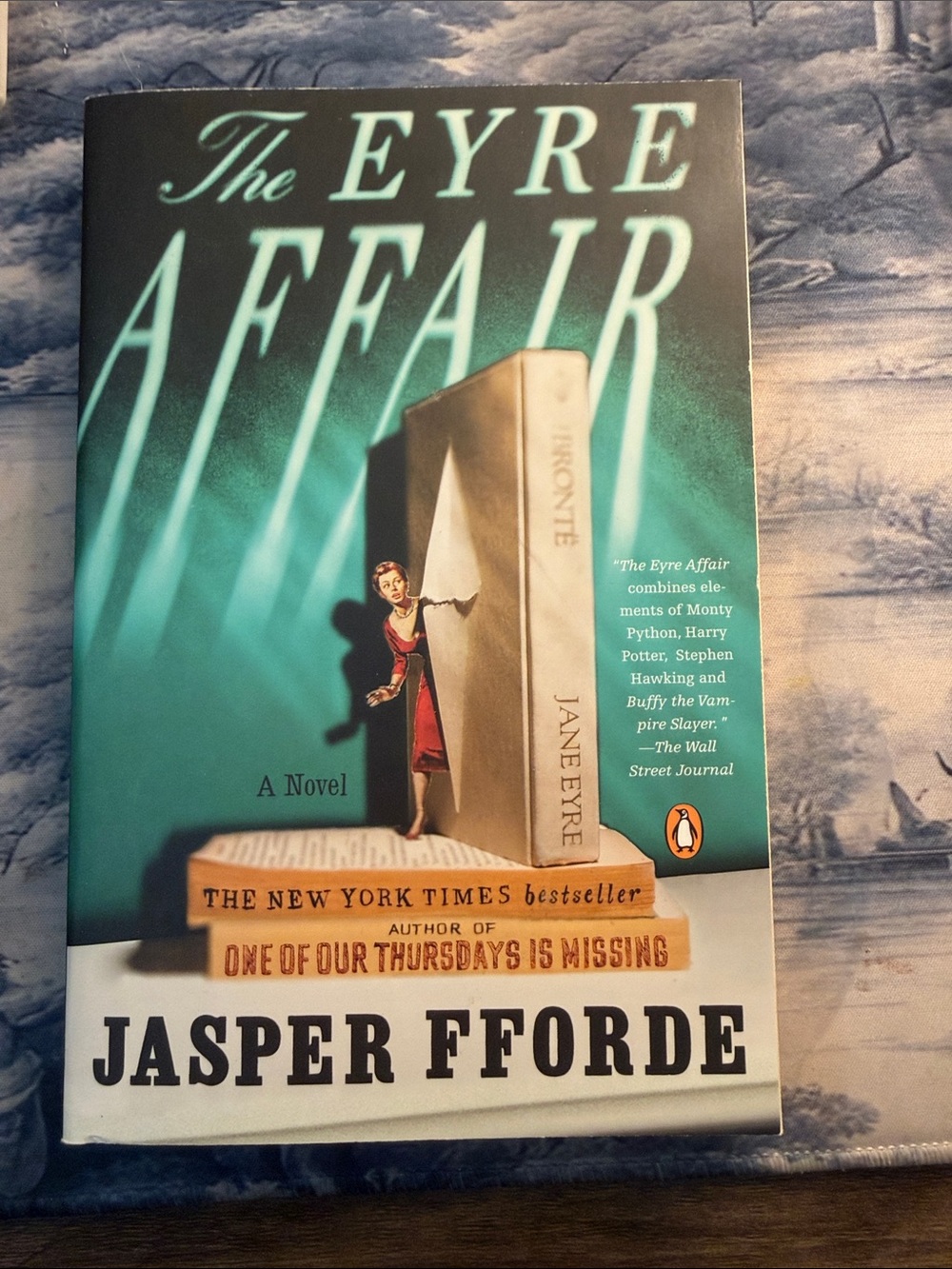 Original Penguin Teal and Cream Eyre Affair Paperback Notebook